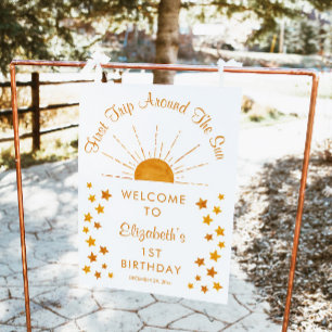Poster Premier Voyage Autour Du Soleil 1Er Anniversaire B