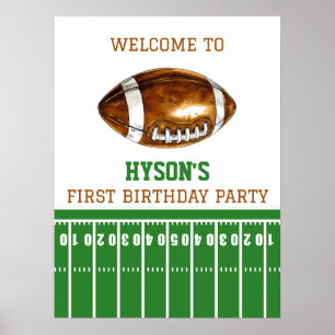 Poster Première année   Football 1er anniversaire