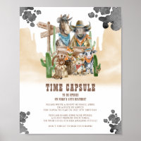Première capsule temporelle du Far West Signe de R