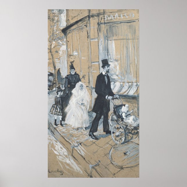 Poster Première communion, 1888 (Devant)