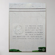 Première Constitution, État du Texas, 1845 CITE