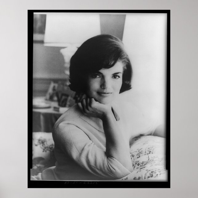 Poster Première dame américaine Jacqueline Kennedy Portra (Devant)