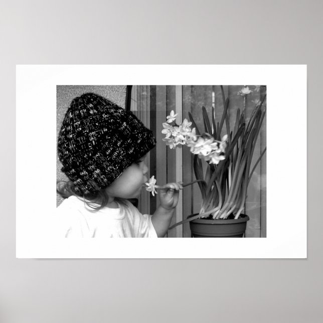 Poster Première fleur (Devant)