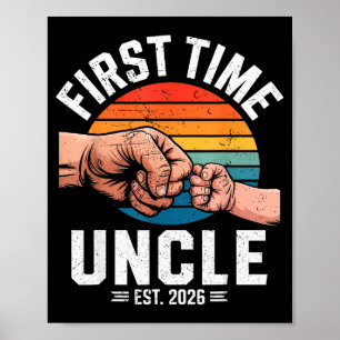 Poster Première fois Oncle Est 2026 Annonce de bébé Super