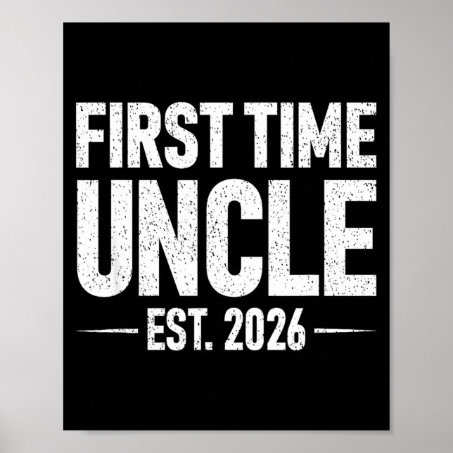 Poster Première fois Oncle Estimé 2026 Drôle Nouvel Oncle (Devant)