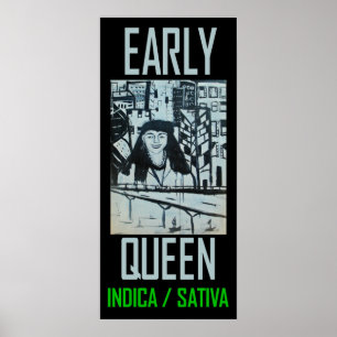 POSTER PREMIÈRE REINE INDICA SATIVA