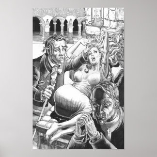 Poster Prémonition dans les catacombes