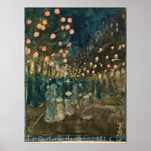 Poster Prendergast - 14 juillet (Devant)