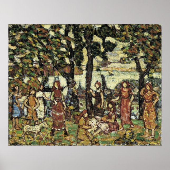 Poster Prendergast - Automne (Devant)
