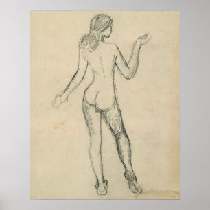 Poster Prendergast - Femme, main jambe et pieds