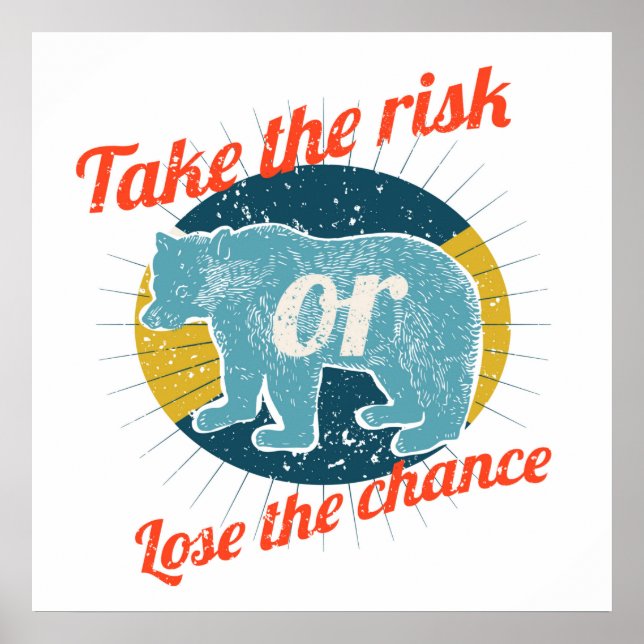 Poster Prendre des risques (Devant)