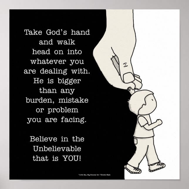 Poster Prends la main de Dieu (Devant)