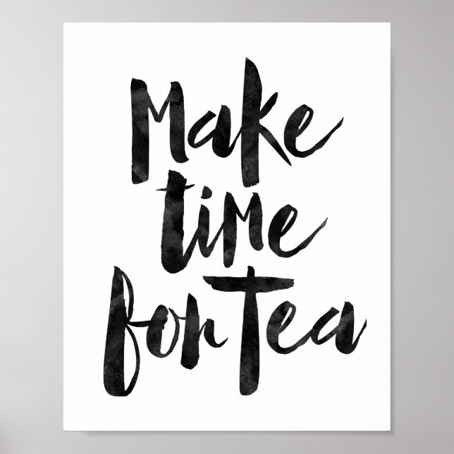 Poster Prenez Du Temps Pour Le Thé (Devant)