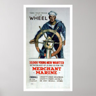 Poster Prenez la roue - Marchande (US02058)