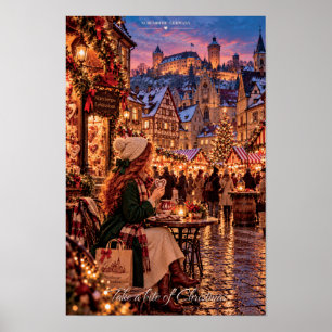 Poster Prenez une bouchée de Noël Nuremberg Allemagne