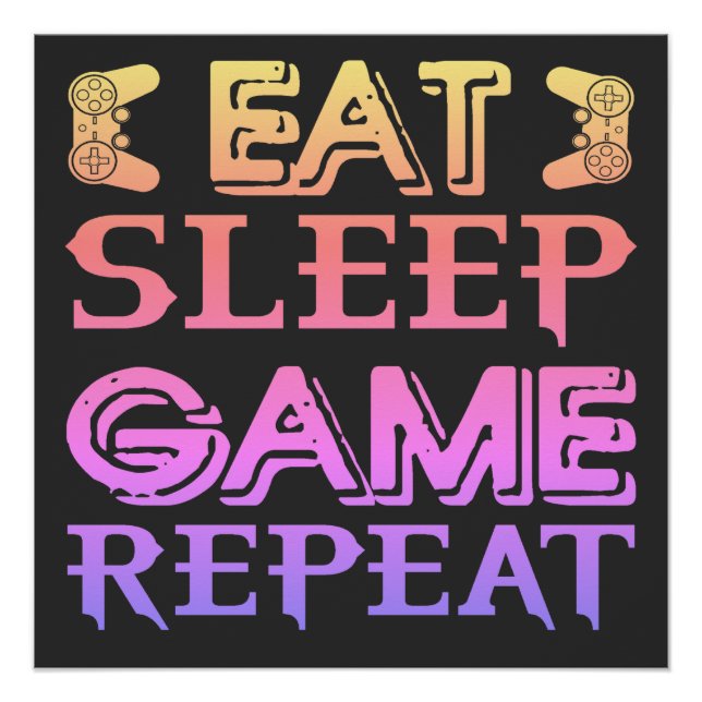 POSTER PRENEZ UNE RÉPÉTITION DU JEU DE SOMMEIL (Devant)