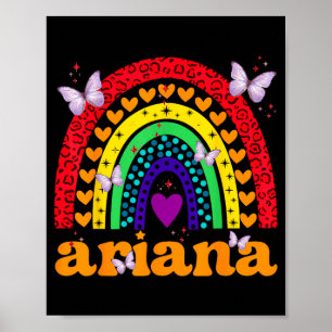 Poster Prénom Nom Personnalisé Amour Prénom
