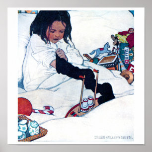 Poster Préparation de Noël, Jessie Willcox Smith