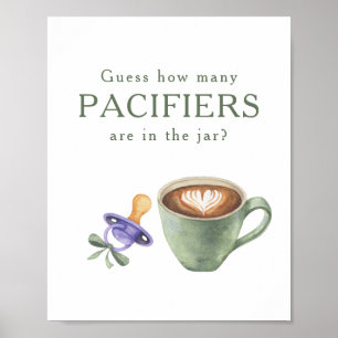 Poster Préparation du café - Combien de sucettes