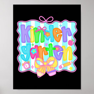 Poster Préparation pour la rentrée scolaire Maternelle Nœ