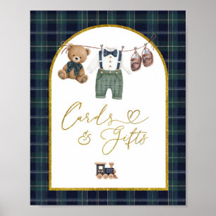 Poster Préparé un peu cartes et cadeaux de gentleman