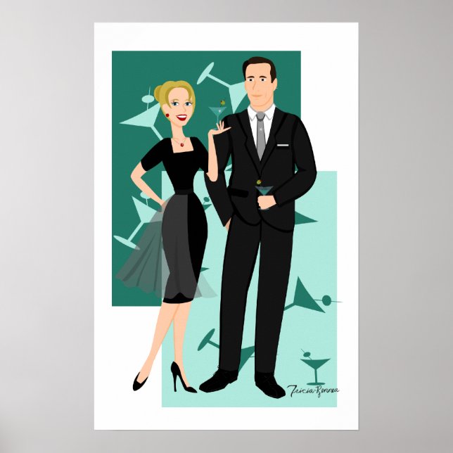 Poster Préparez Votre Martinis ! (Devant)