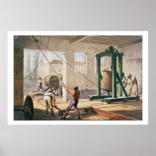 Poster Preparing the Cable, from 'Atlantic Telegraph'