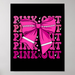Poster Preppy Pink Out Footll Tacker Certificateur du can