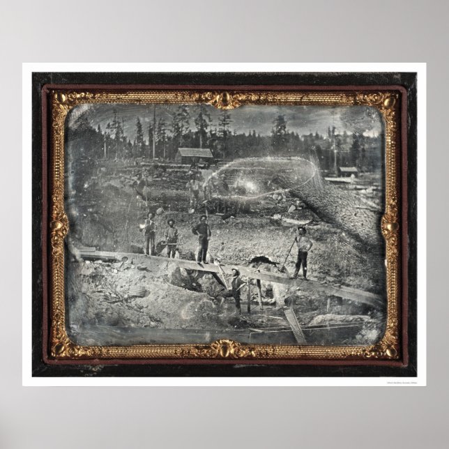 Poster Près de Nevada City, 1852 par Joseph Blaney Starkw (Devant)