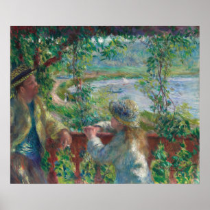 Poster Près du lac (1879) Pierre-Auguste Renoir