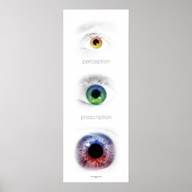 Poster Prescription de perception (Devant)