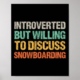 Poster Présenté La Volonté De Discuter De L'Avent De Snow