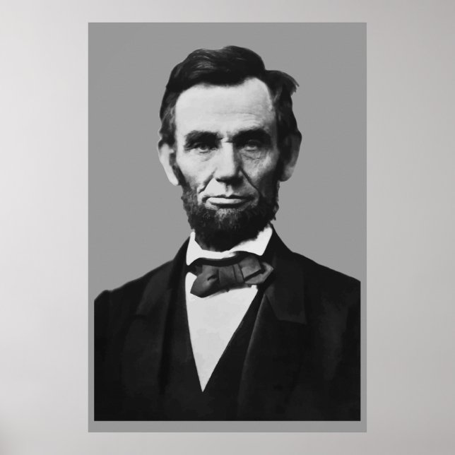 Poster Président Abraham Lincoln (Devant)