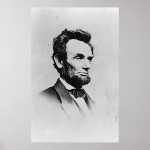 Poster Président Abraham Lincoln par Mathew B. Brady