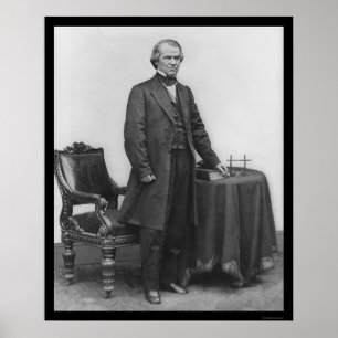Poster Président Andrew Johnson 1867