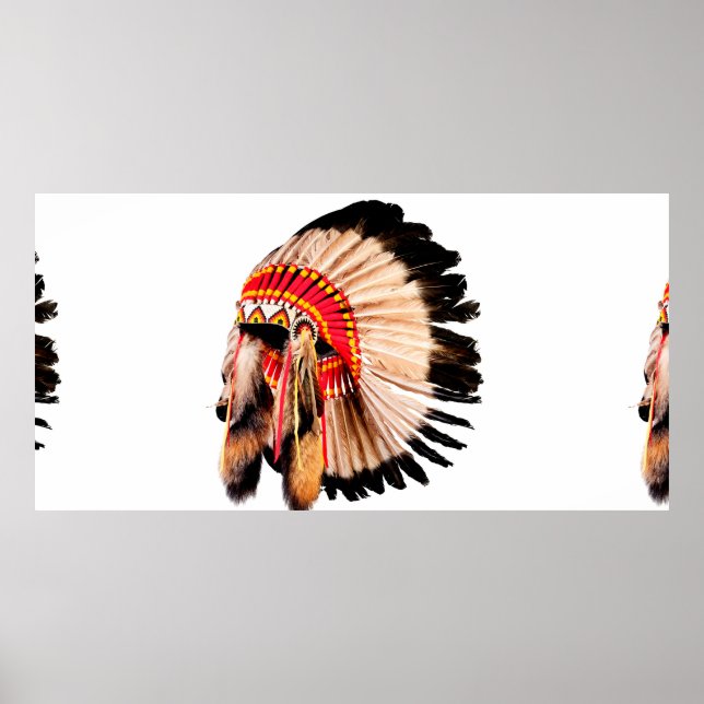 Poster président en chef des indiens d'amérique latine (i (Devant)