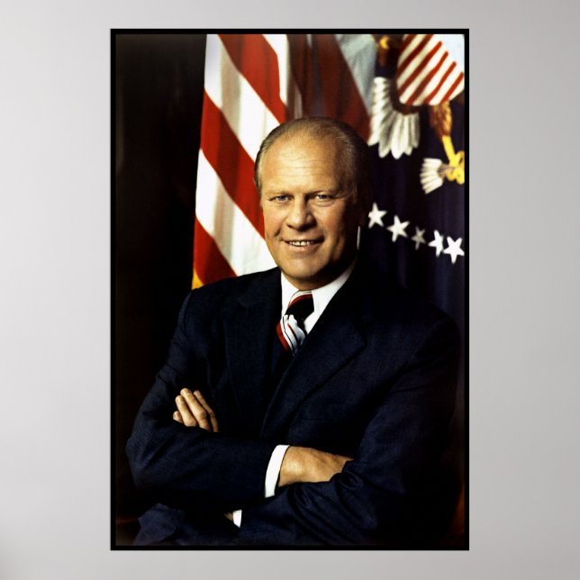 Poster Président Gerald Ford Portrait (Devant)