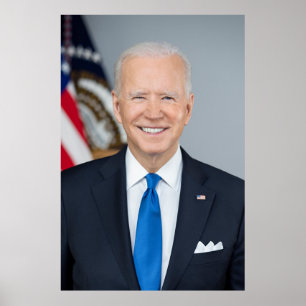 Poster Président Joe Biden Officiel 2021 Portrait Grand