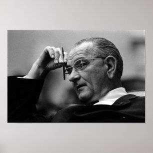 Poster Président Lyndon Johnson