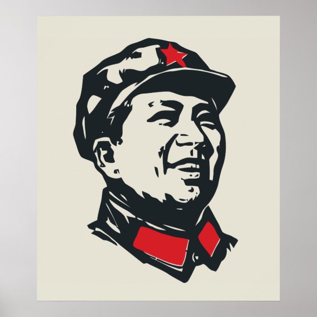 Poster Président Mao Portrait (Devant)