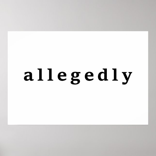 Poster prétendant (Devant)