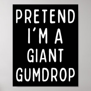 Poster Prétendre que je suis un costume de jumelage de go