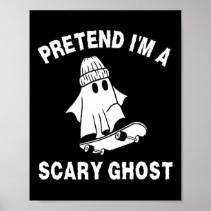 Poster Prétendre que je suis un fantôme effrayant Costume
