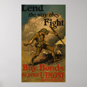 Poster Prêtez la façon dont ils combattent