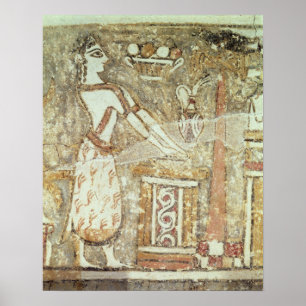 Poster Prêtresse à un autel, détail d'a