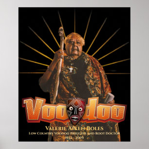Poster Prêtresse Vaudou du Low Country Valerie A Boles