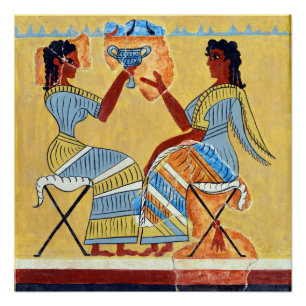 Poster prêtresses de fresque de selles de camp parlant