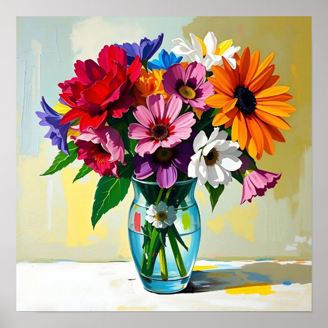 Poster Pretty Floral Design (Devant)