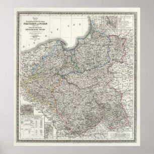 Poster Preussen, Posen, Polen
