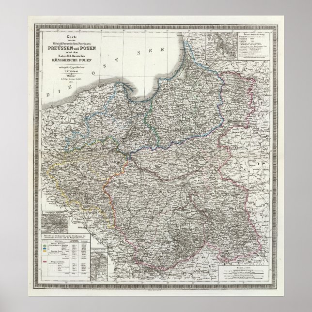 Poster Preussen, Posen, Polen (Devant)